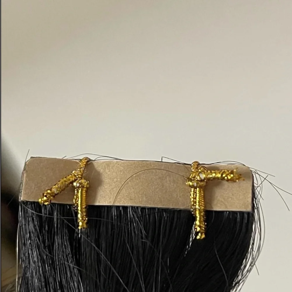 DOORES Invisi Edge Tape-In Extensions | Black/Blonde Balayage 18